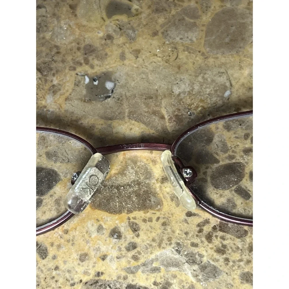 Calvin Klein 100% Titanium Japan Eyeglasses Frames 581 7 Shiny Pink  50-16-135